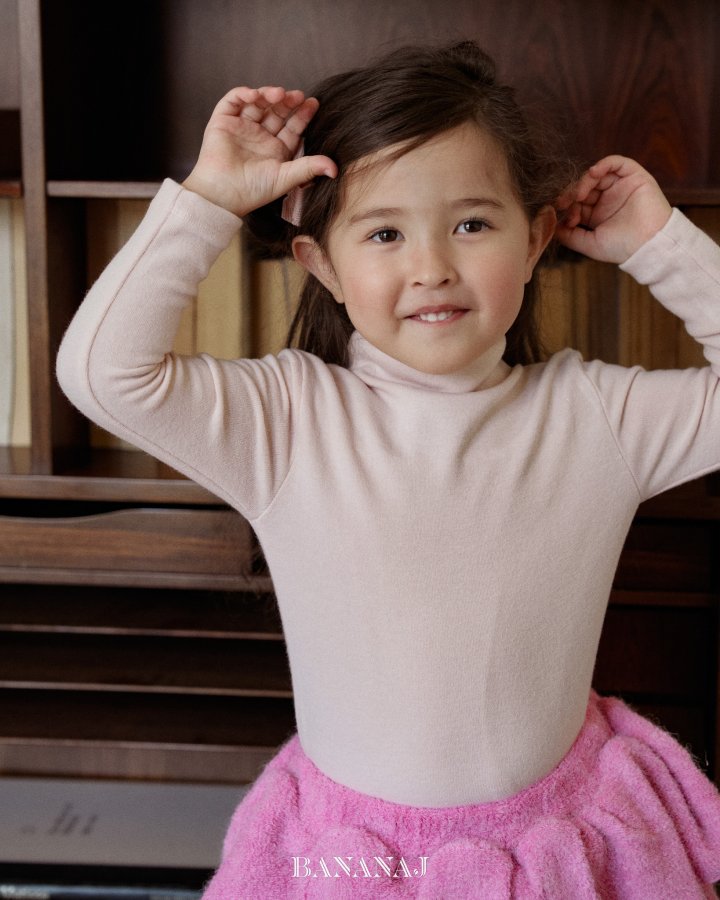 【予約】soft polo T  / bananaj (XS-JS)