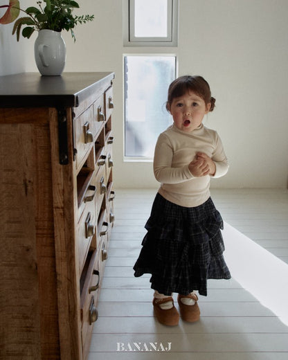 【予約】soft polo T  / bananaj (XS-JS)