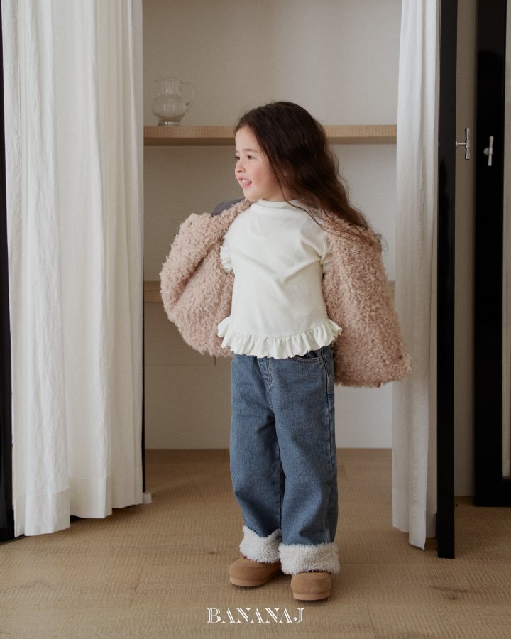 【予約】juju polo T / bananaj (XS-JS)