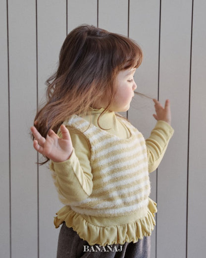 【予約】monsil border tops / bananaj (XS-JS)