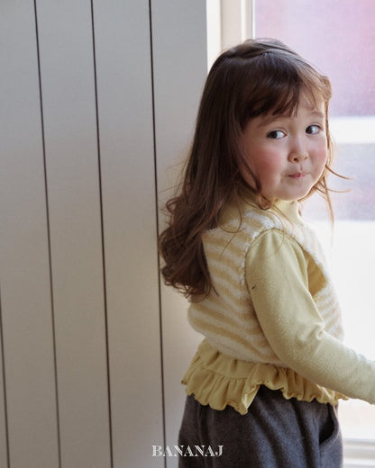 【予約】monsil border tops / bananaj (XS-JS)