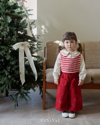 【予約】monsil border tops / bananaj (XS-JS)