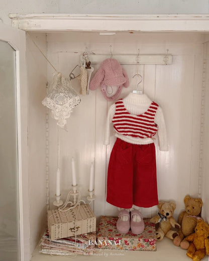 【予約】monsil border tops / bananaj (XS-JS)