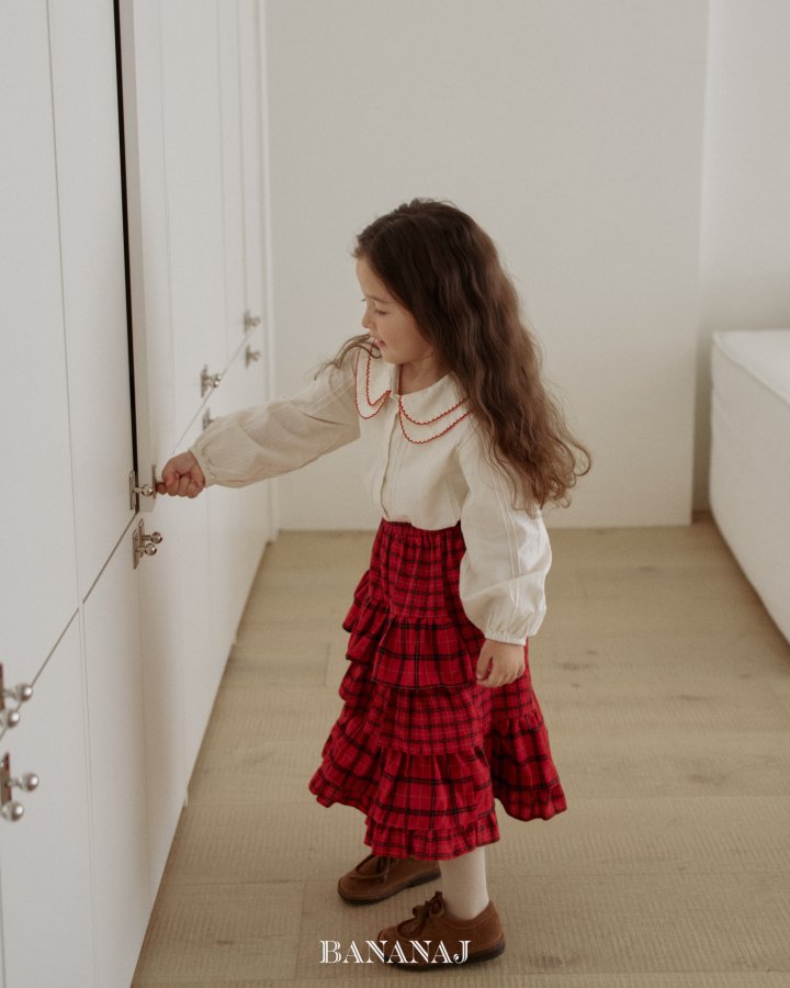 【予約】ratte blouse  / bananaj (XS-JS)