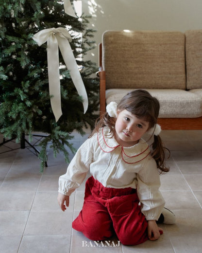 【予約】ratte blouse  / bananaj (XS-JS)