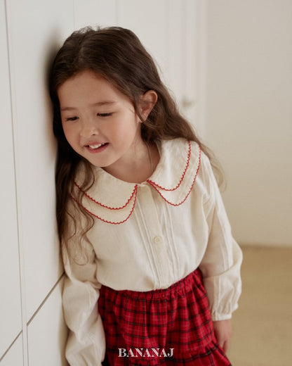 【予約】ratte blouse  / bananaj (XS-JS)