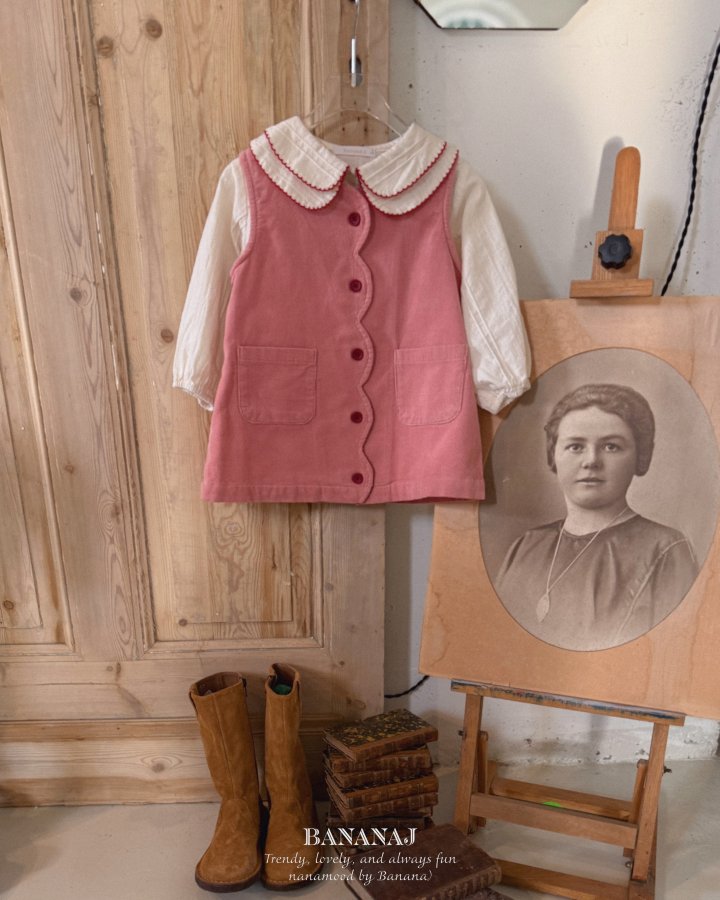 【予約】ratte blouse  / bananaj (XS-JS)