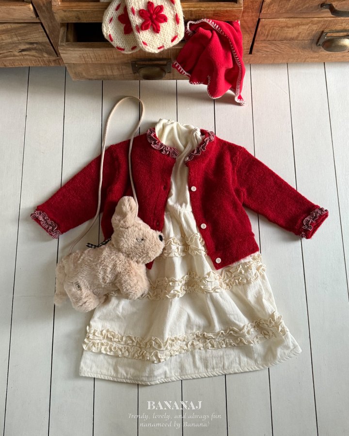 【予約】jerry cardigan / bananaj (XS-JS)