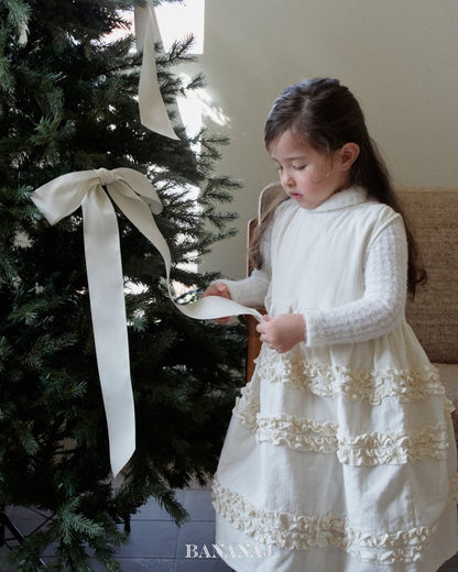 【予約】sherbet frill one-piece  / bananaj (XS-JS)