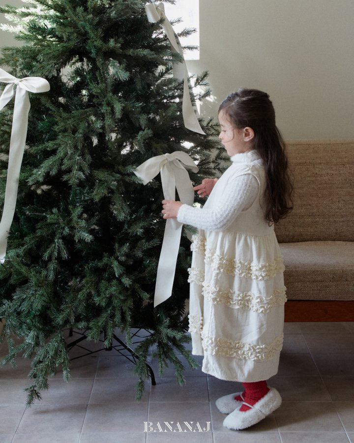 【予約】sherbet frill one-piece  / bananaj (XS-JS)