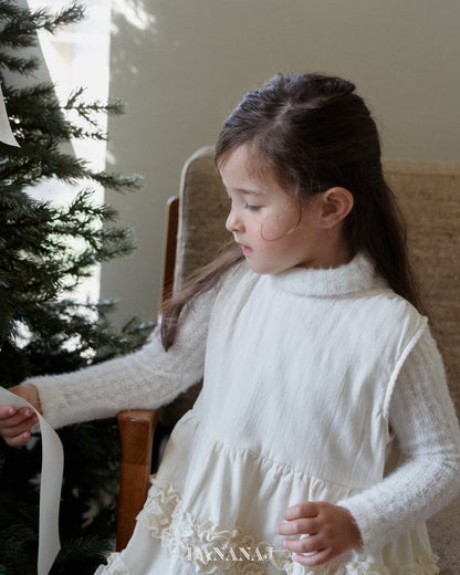 【予約】sherbet frill one-piece  / bananaj (XS-JS)