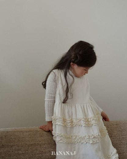 【予約】sherbet frill one-piece  / bananaj (XS-JS)