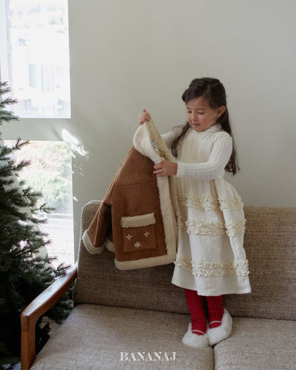 【予約】sherbet frill one-piece  / bananaj (XS-JS)