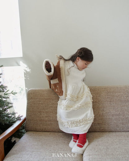 【予約】sherbet frill one-piece  / bananaj (XS-JS)