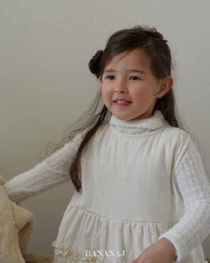 【予約】sherbet frill one-piece  / bananaj (XS-JS)