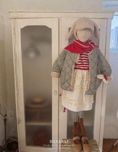 【予約】sherbet frill one-piece  / bananaj (XS-JS)