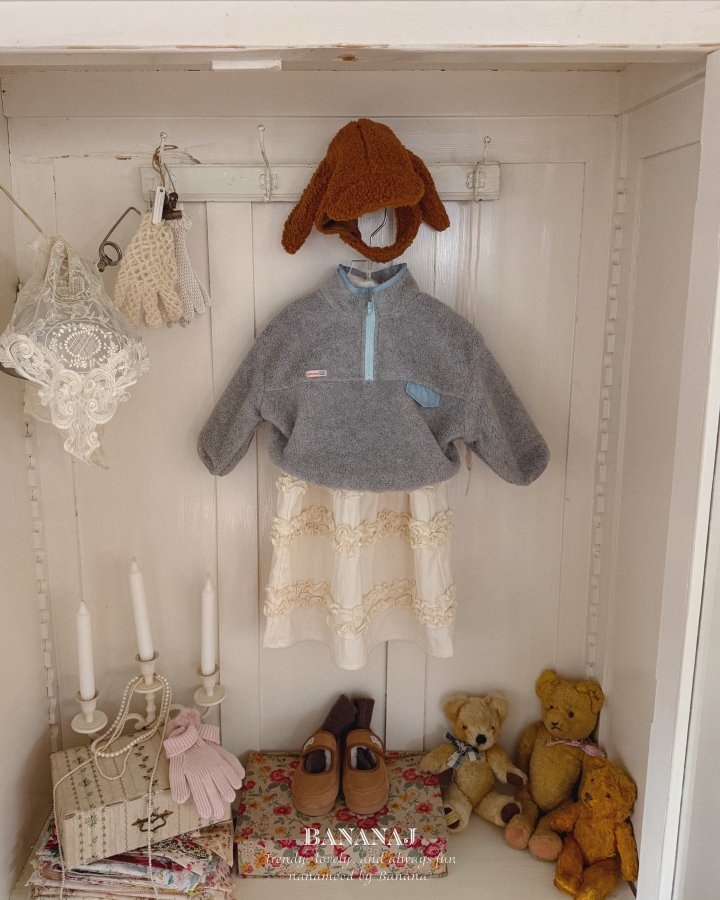 【予約】sherbet frill one-piece  / bananaj (XS-JS)