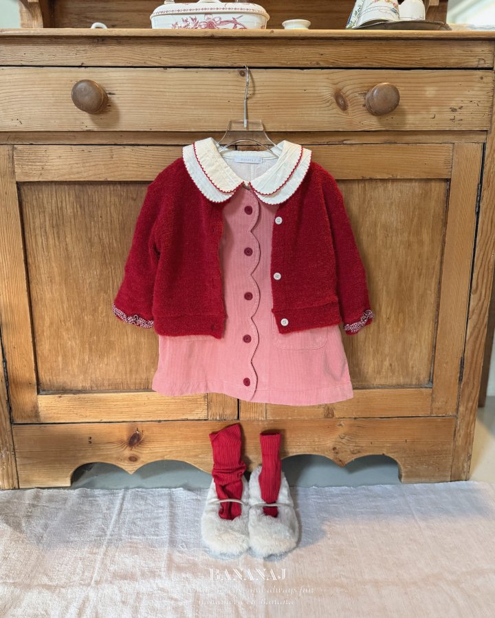 【予約】coco wave one-piece / bananaj (XS-JS)