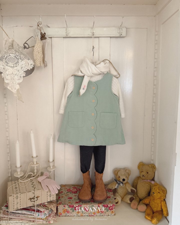 【予約】coco wave one-piece / bananaj (XS-JS)