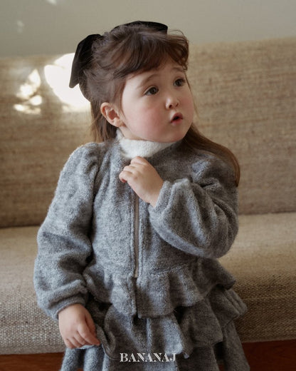 【予約】puff zipup  / bananaj (XS-JS) 모엘리