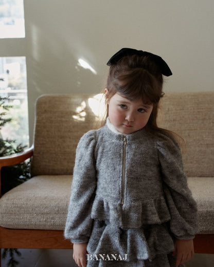 【予約】puff zipup  / bananaj (XS-JS) 모엘리