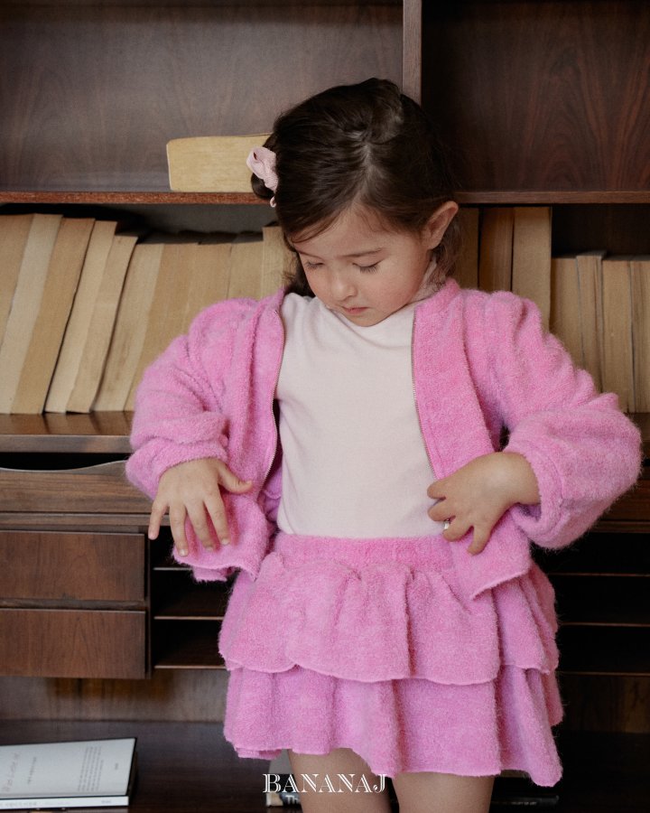 【予約】puff zipup  / bananaj (XS-JS) 모엘리