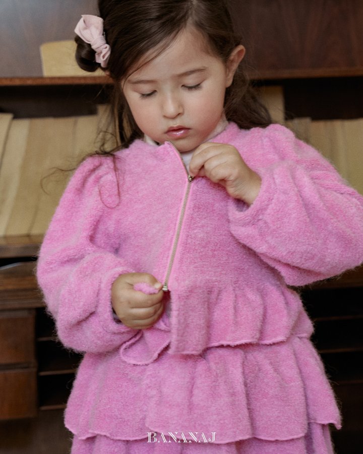 【予約】puff zipup  / bananaj (XS-JS) 모엘리