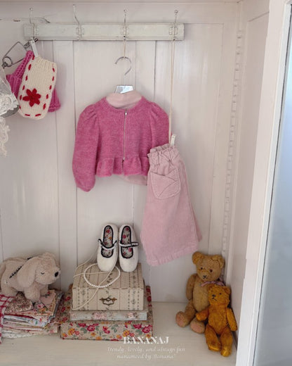 【予約】puff zipup  / bananaj (XS-JS) 모엘리