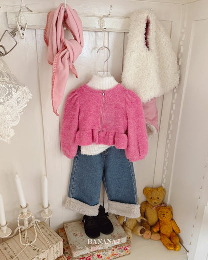 【予約】puff zipup  / bananaj (XS-JS) 모엘리