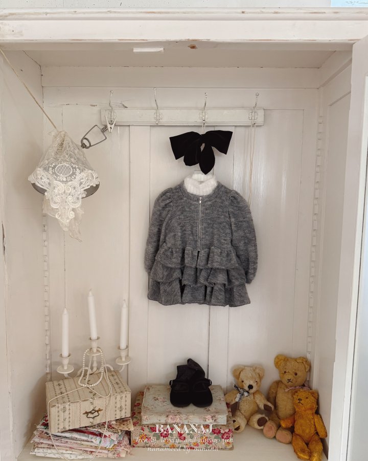 【予約】puff zipup  / bananaj (XS-JS) 모엘리