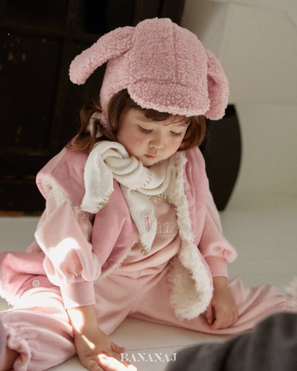 【予約】pick reversible vest / bananaj (XS-JS)