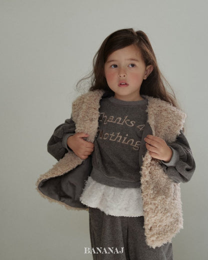 【予約】pick reversible vest / bananaj (XS-JS)