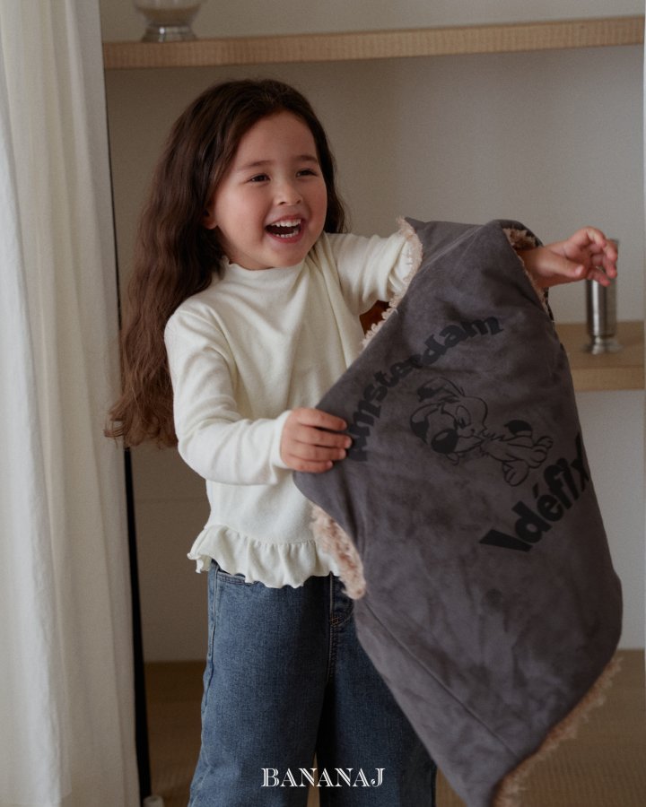 【予約】pick reversible vest / bananaj (XS-JS)