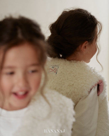 【予約】pick reversible vest / bananaj (XS-JS)