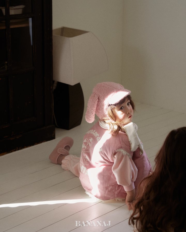 【予約】pick reversible vest / bananaj (XS-JS)