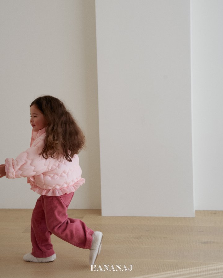 【予約】ribbon wave padding  / bananaj (XS-JS)