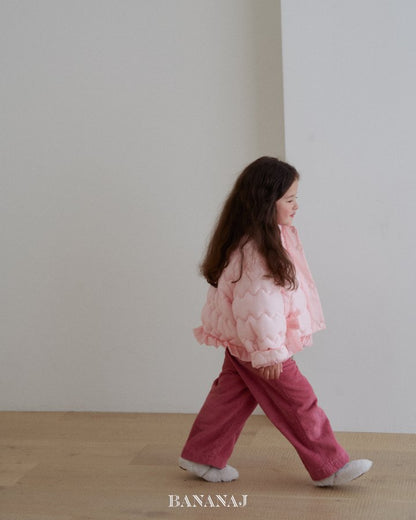 【予約】ribbon wave padding  / bananaj (XS-JS)
