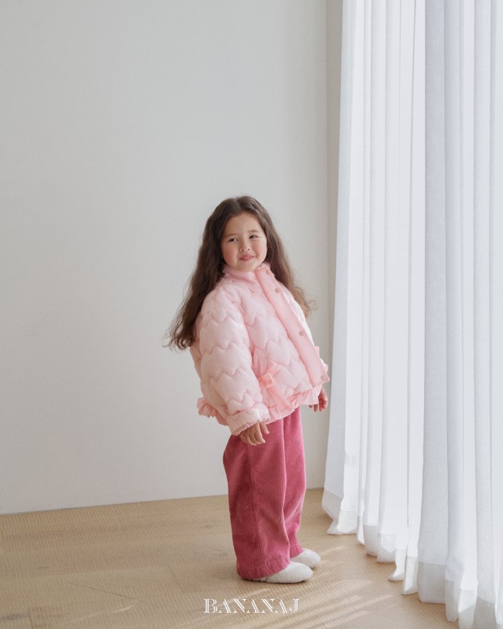 【予約】ribbon wave padding  / bananaj (XS-JS)