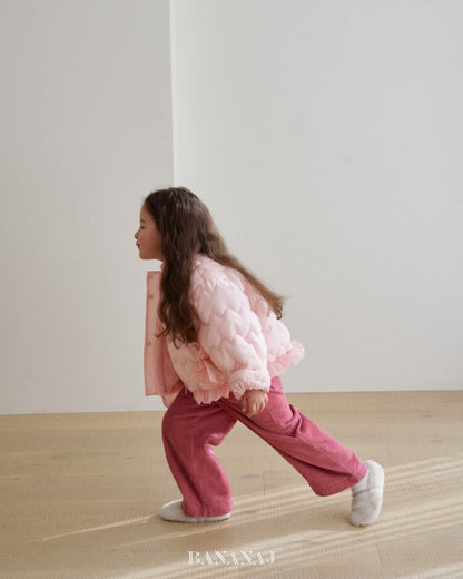 【予約】ribbon wave padding  / bananaj (XS-JS)