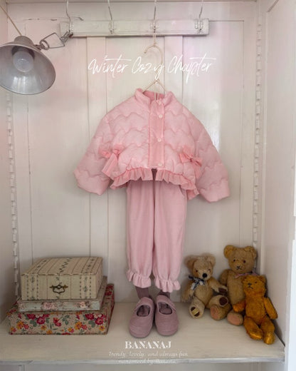 【予約】ribbon wave padding  / bananaj (XS-JS)