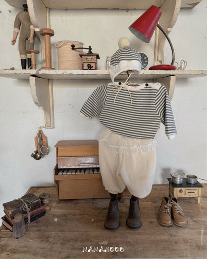 【予約】marin stripe T  / nanamood  (6m-18m)