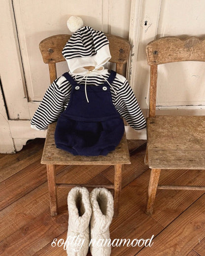 【予約】marin stripe T  / nanamood  (6m-18m)
