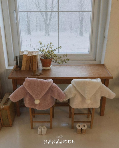 【予約】hood mongel coat  / nanamood  (6m-18m)꼬깔몽글코트