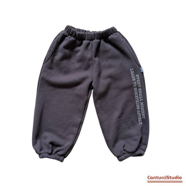 【予約】レタリングジョガーパンツ / cantucci studio (XS-JS)