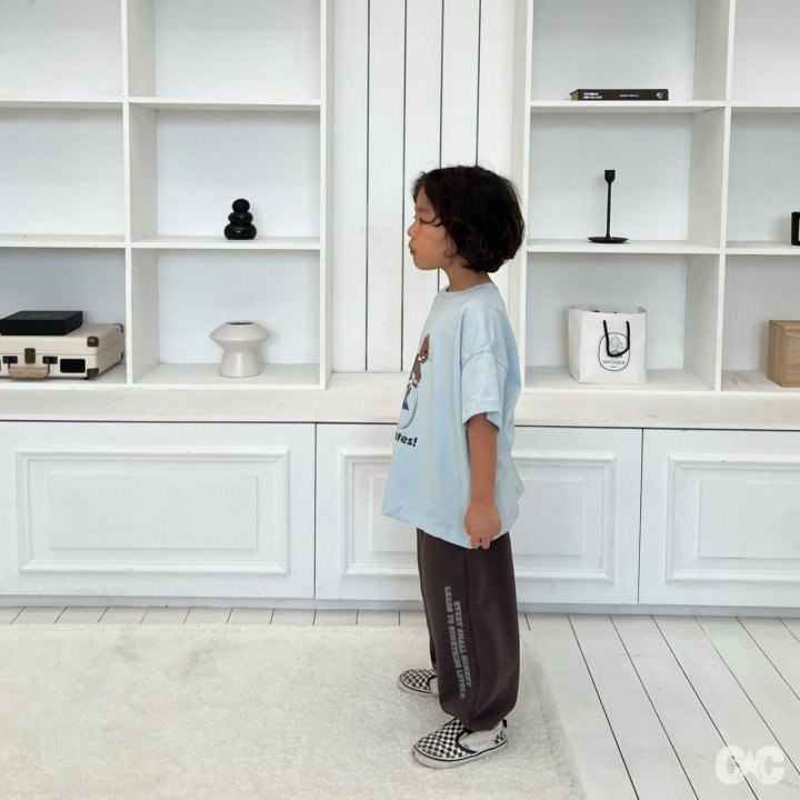 【予約】レタリングジョガーパンツ / cantucci studio (XS-JS)