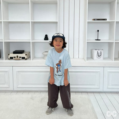 【予約】レタリングジョガーパンツ / cantucci studio (XS-JS)