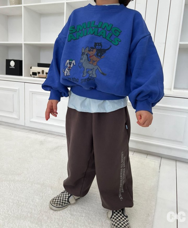 【予約】レタリングジョガーパンツ / cantucci studio (XS-JS)