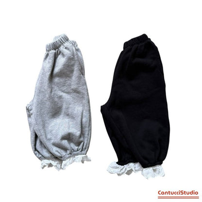 【予約】裾レースパンツ / cantucci studio (XS-JS)글린다레이스팬츠