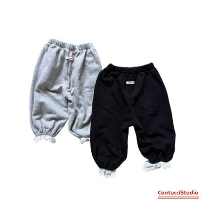 【予約】裾レースパンツ / cantucci studio (XS-JS)글린다레이스팬츠