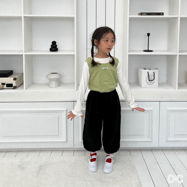 【予約】裾レースパンツ / cantucci studio (XS-JS)글린다레이스팬츠